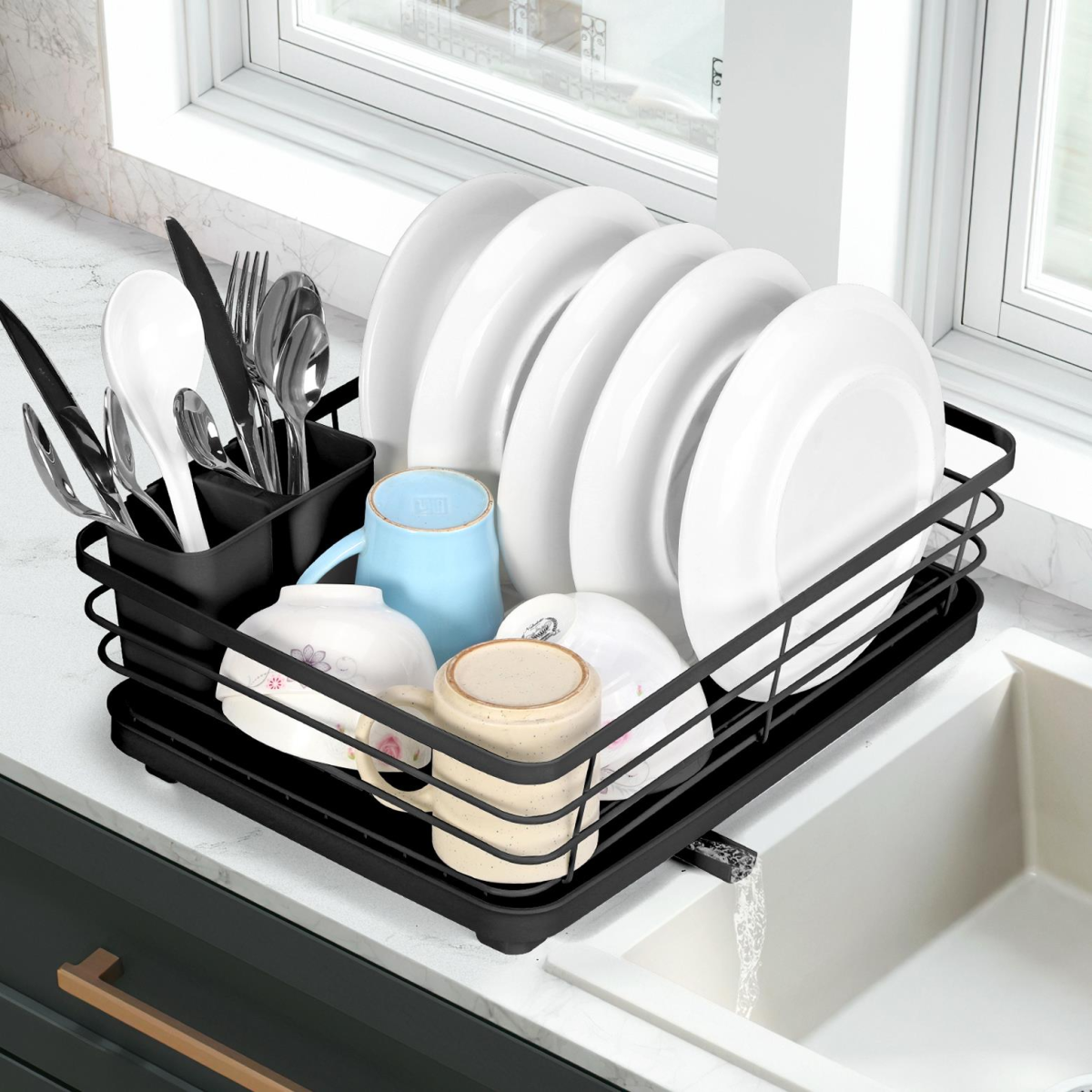 Vinsani Black Dish Rack