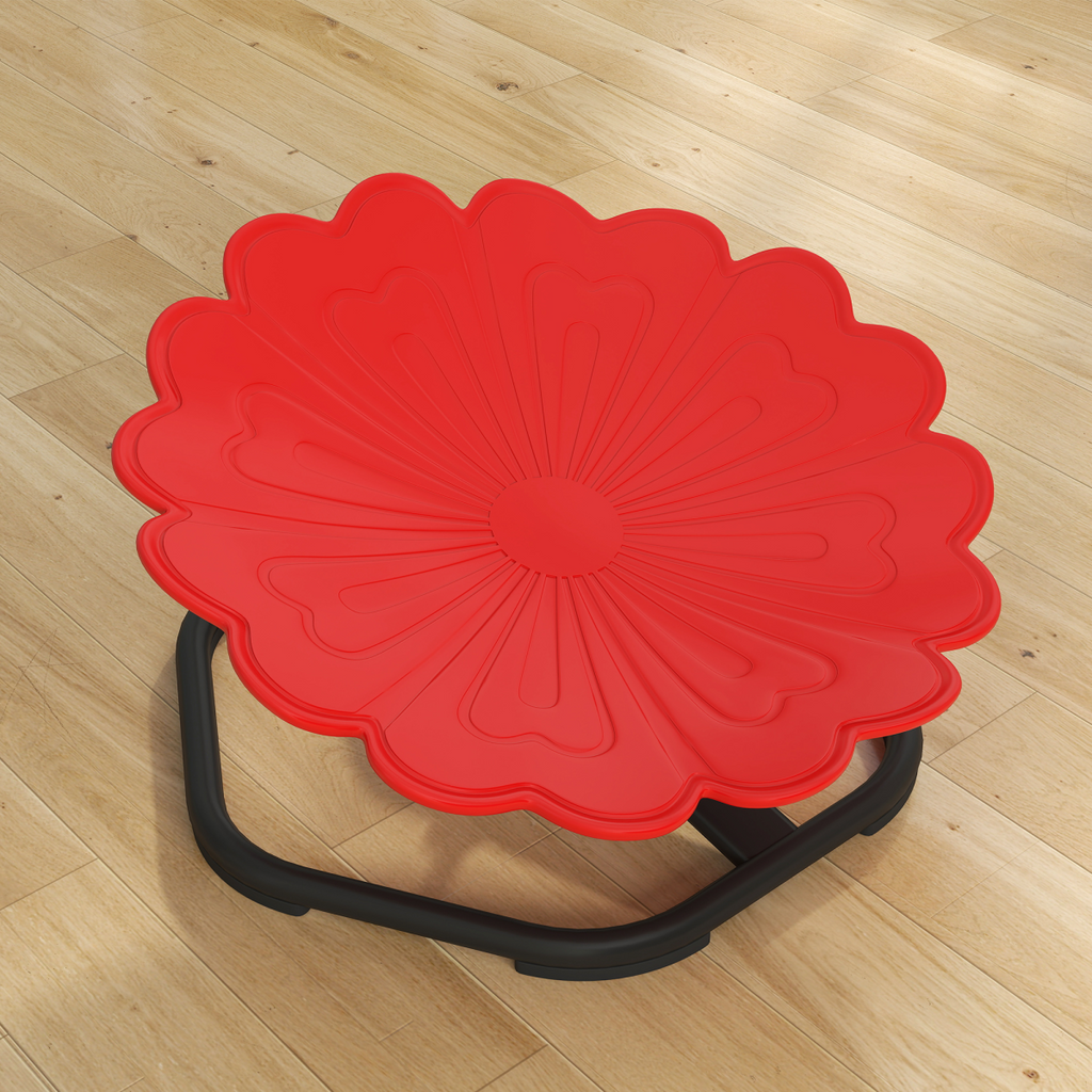 AIYAPLAY Sensory Spinning Chair, Kids Swivel Chair, Red