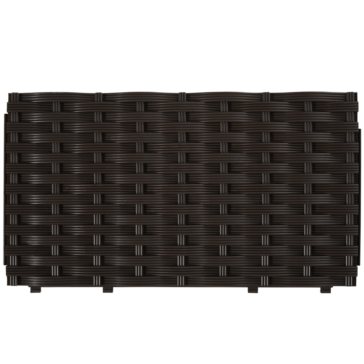 PP Raised Outdoor Garden Planter Box Brown