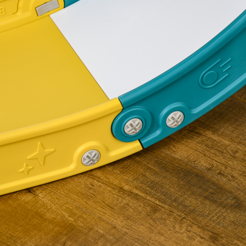 AIYAPLAY 4 in 1 Kids Slide for Indoor Use, for Toddler 1-3 Years Old, Yellow