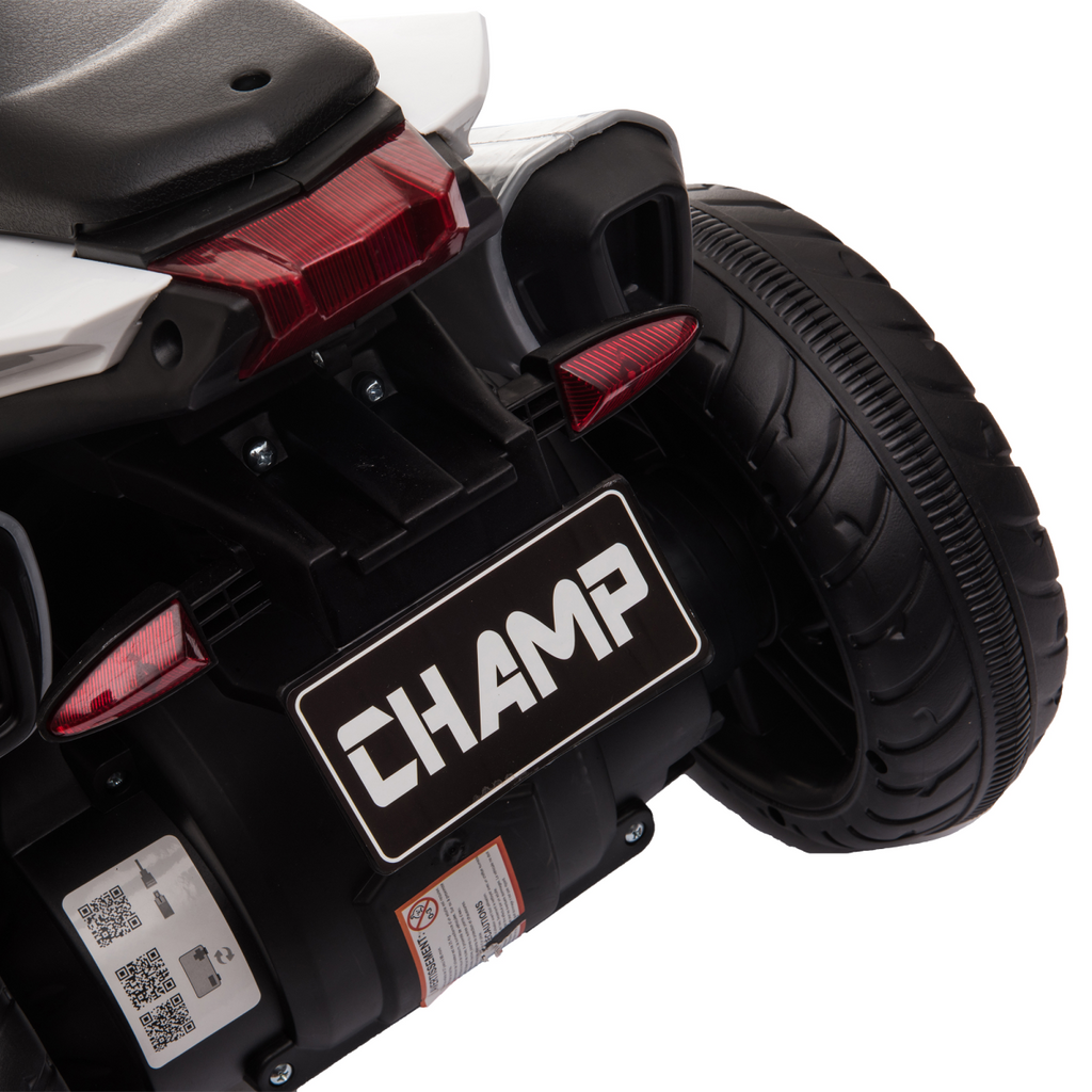 Kids Electric Motorcycle Ride-On Toy Vehicle 6V Battery Music Horn Lights Black