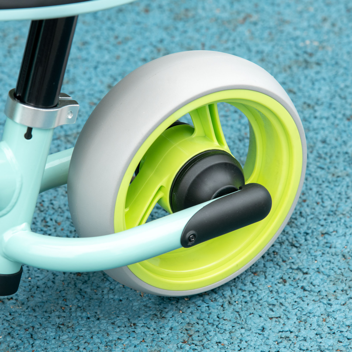 8" Baby Balance Bike with Adjustable Seat, Puncture-Free EVA Wheels - Green