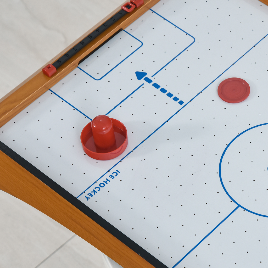 Mini Air Hockey Tabletop Game w/ 2 Pucks Pushers Fan Scoreboard  HOMCOM