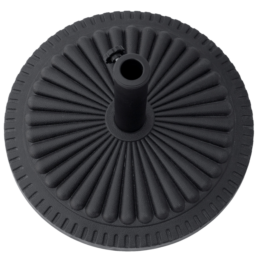 Pallet contains 56 units Cement Outdoor Garden Round Parasol Base Black