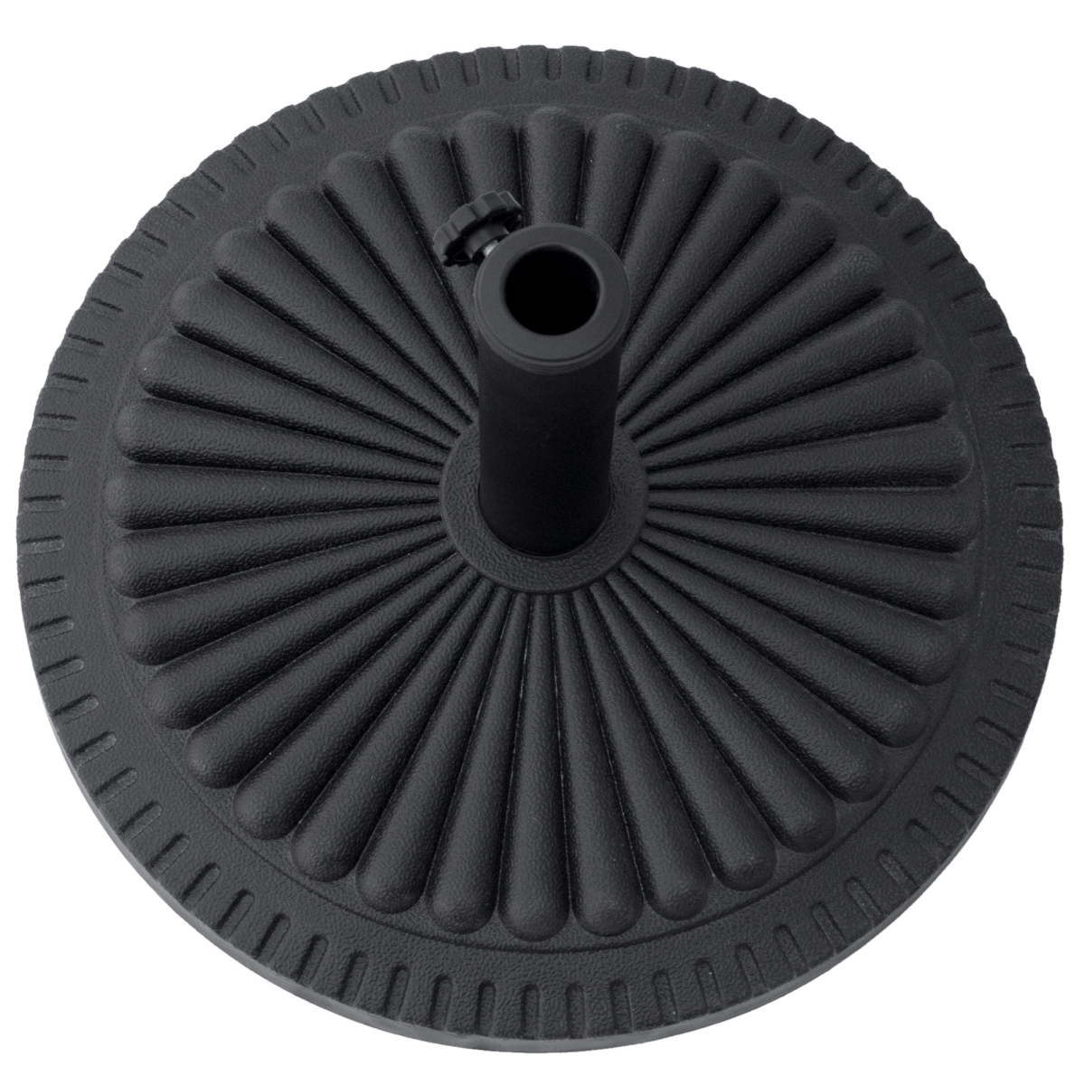 Pallet contains 56 units Cement Outdoor Garden Round Parasol Base Black