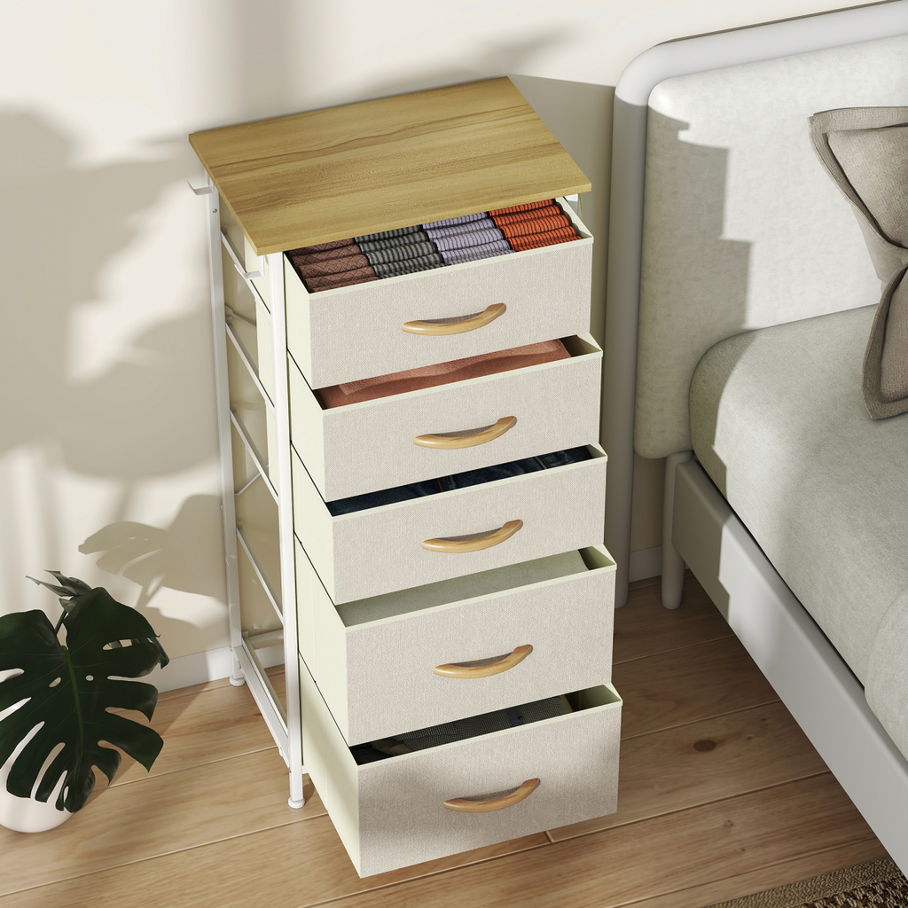 Wood Storage Chest of Drawers