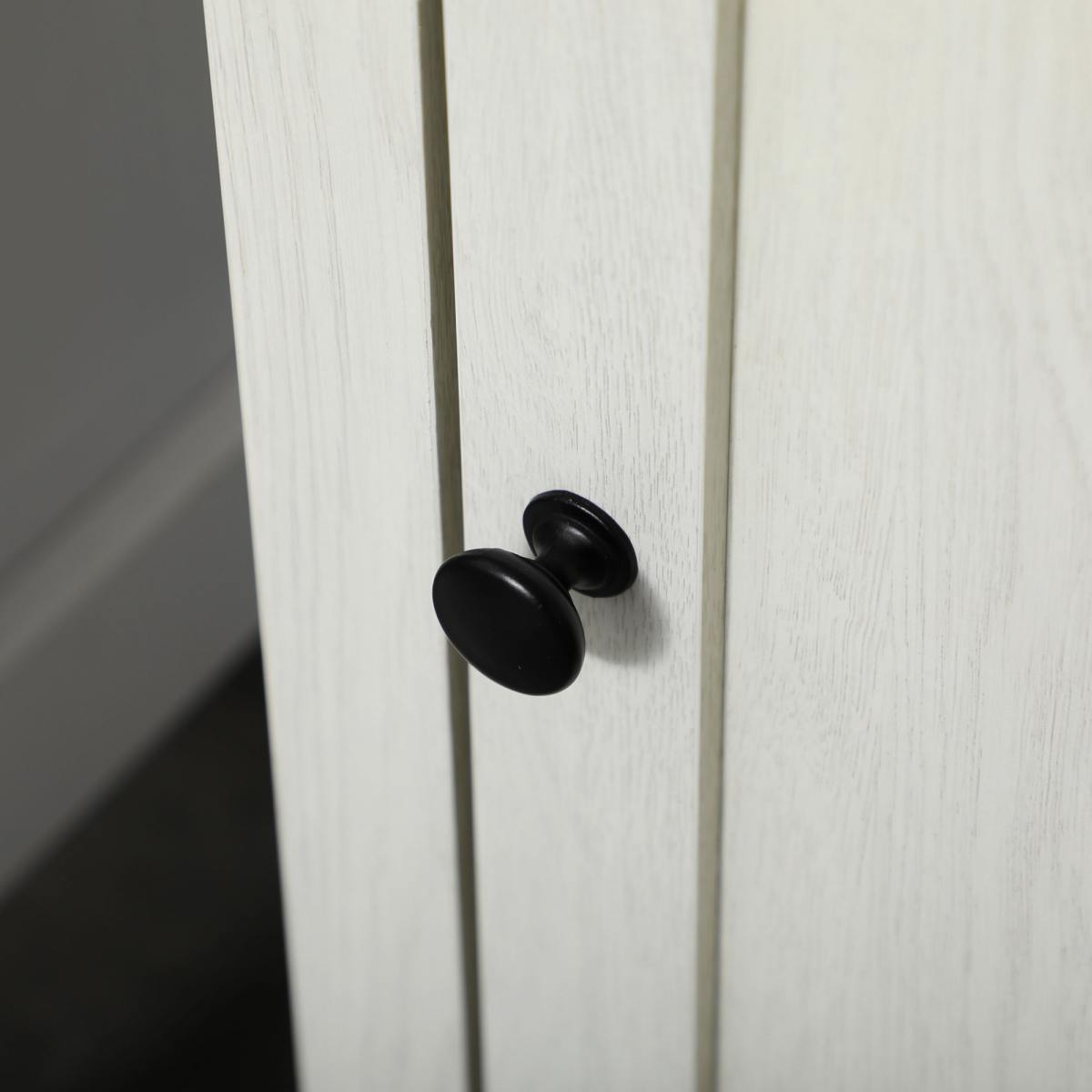 Tall Bathroom Cabinet Storage Cupboard with Door, Adjustable Shelves