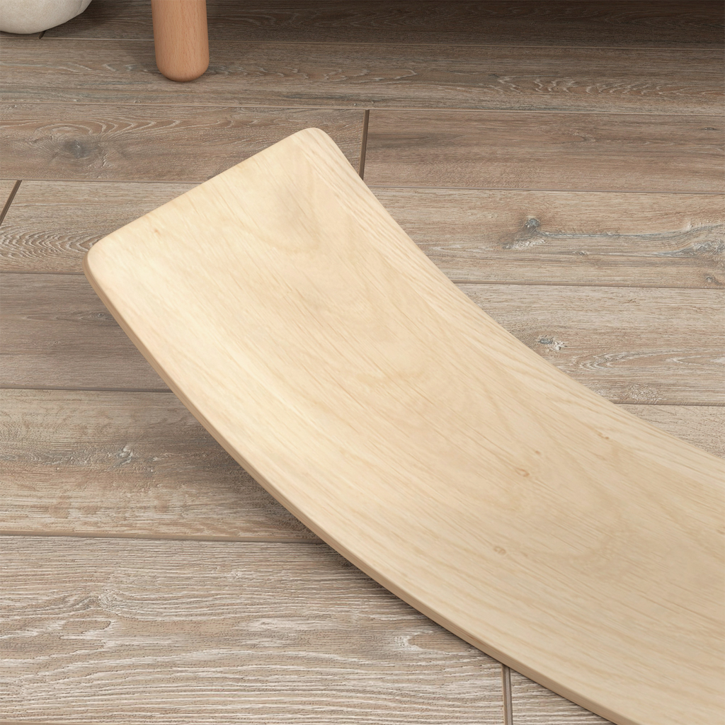 AIYAPLAY Kids Wooden Balance Board for Children, for 3-8 Years Old, Natural