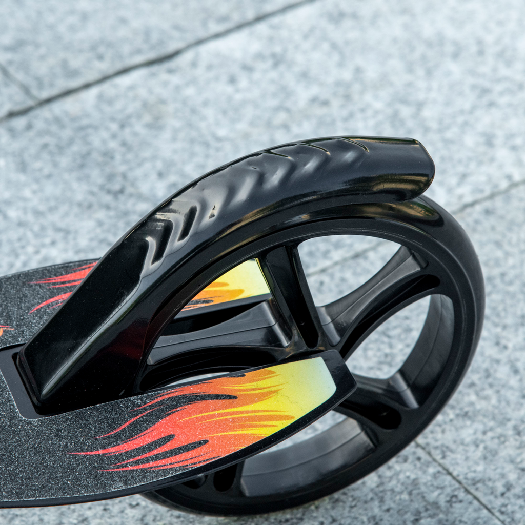 Foldable Kick Scooter for Kids with Adjustable Height, Break, Big Wheels
