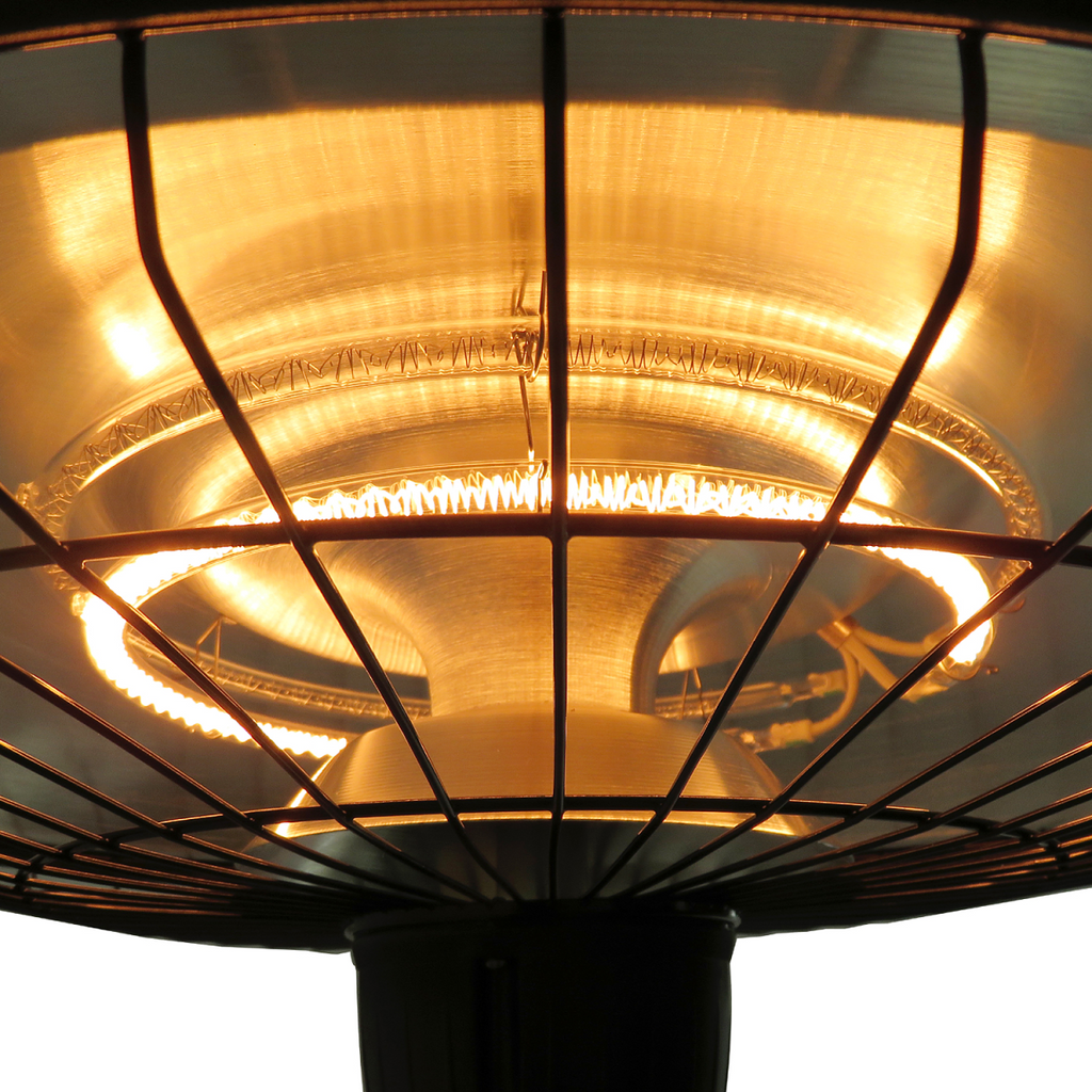 Adjustable Infrared Heater 1000/2500W Halogen Electric Light Ceiling Hanging