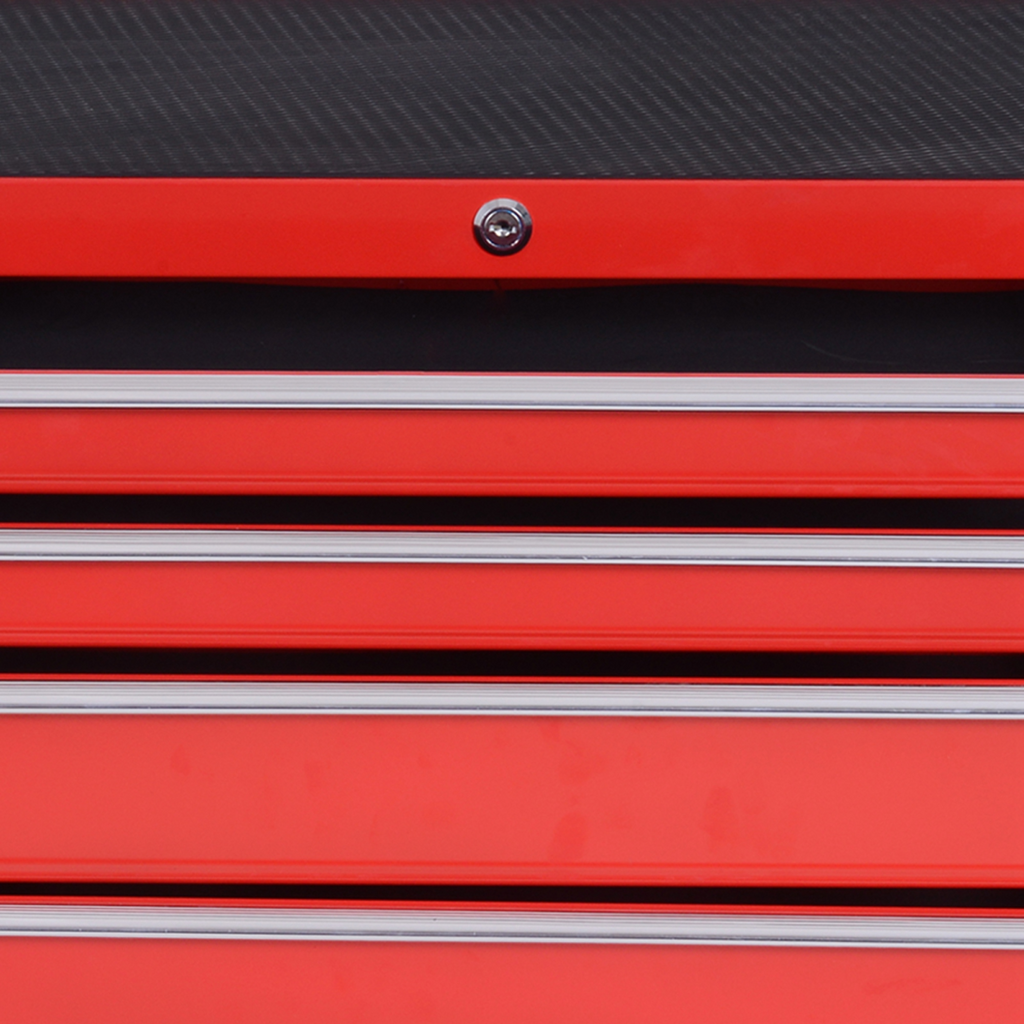 Roller Tool Cabinet Storage Chest Box Garage Workshop 7 Drawers Red Durhand