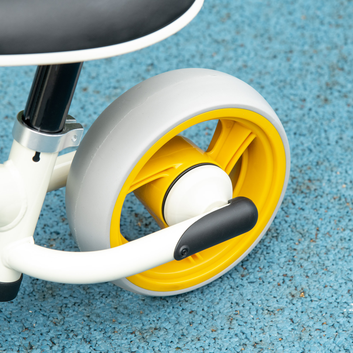 8" Baby Balance Bike with Adjustable Seat, Puncture-Free EVA Wheels - Orange