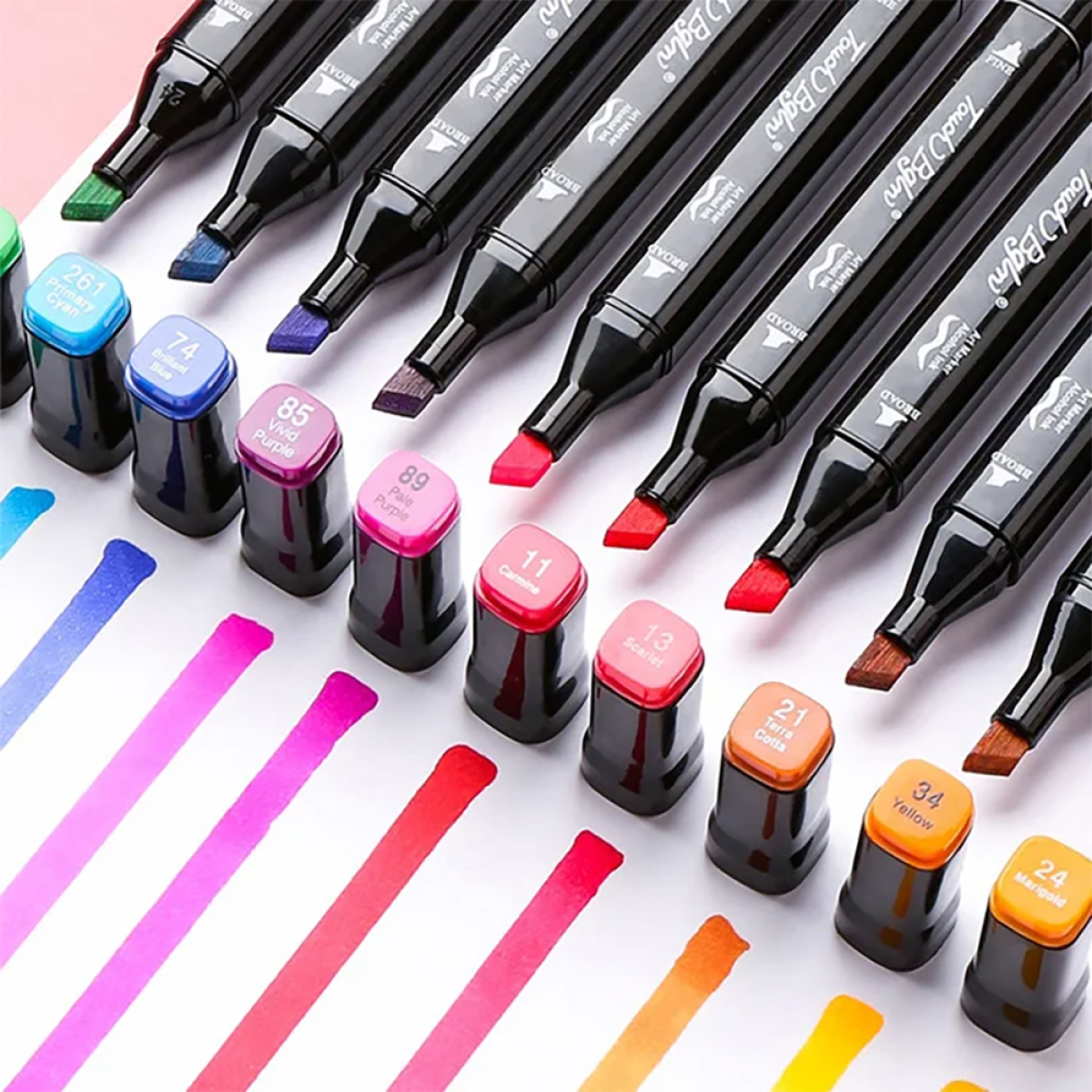 120 Colors Marker Pens Set Manga Brush Pen Student Drawing sketch Kawaii Art