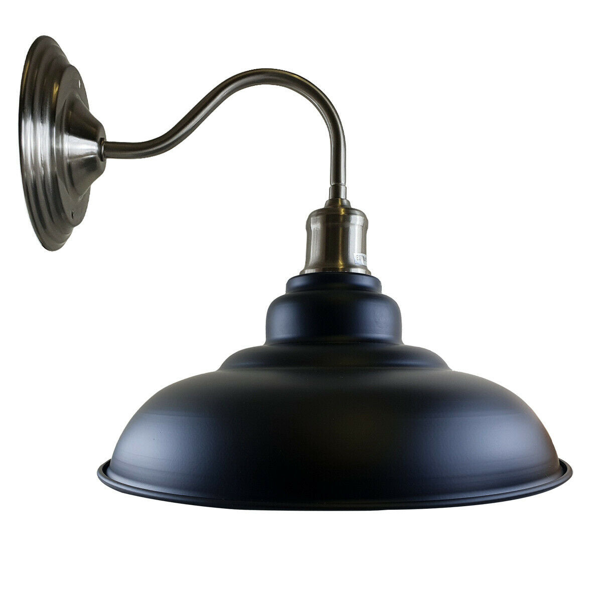Vintage Black Metal Wall Light Living Room Retro Industrial Lighting ~1665