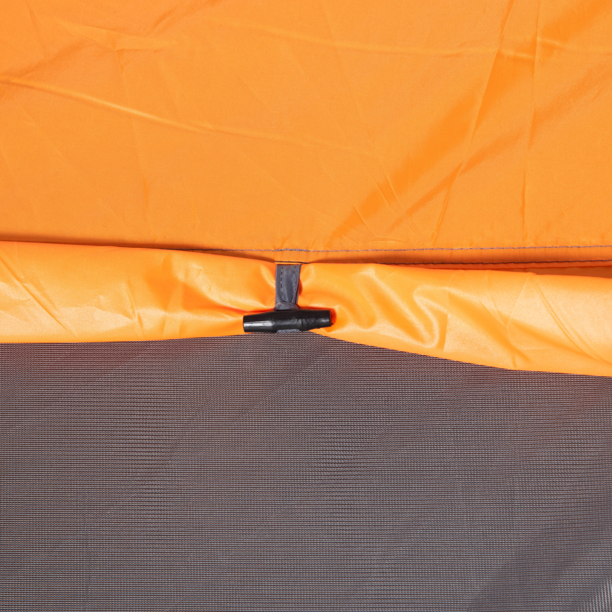 Camping Tent Dome Pop-up Tent  with Windows for 4-5 Person Orange Outsunny