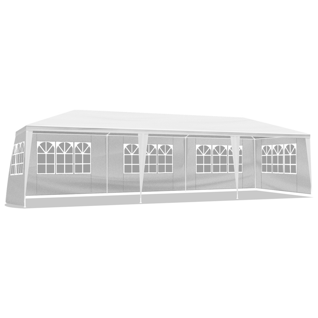 3*9m 5-Sided Iron PE Cloth Spiral Pipe Pergola