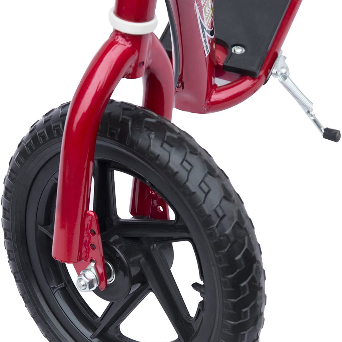 Push Scooter Teen Kids Stunt Bike Ride On with 12" EVA Tyres, Red HOMCOM