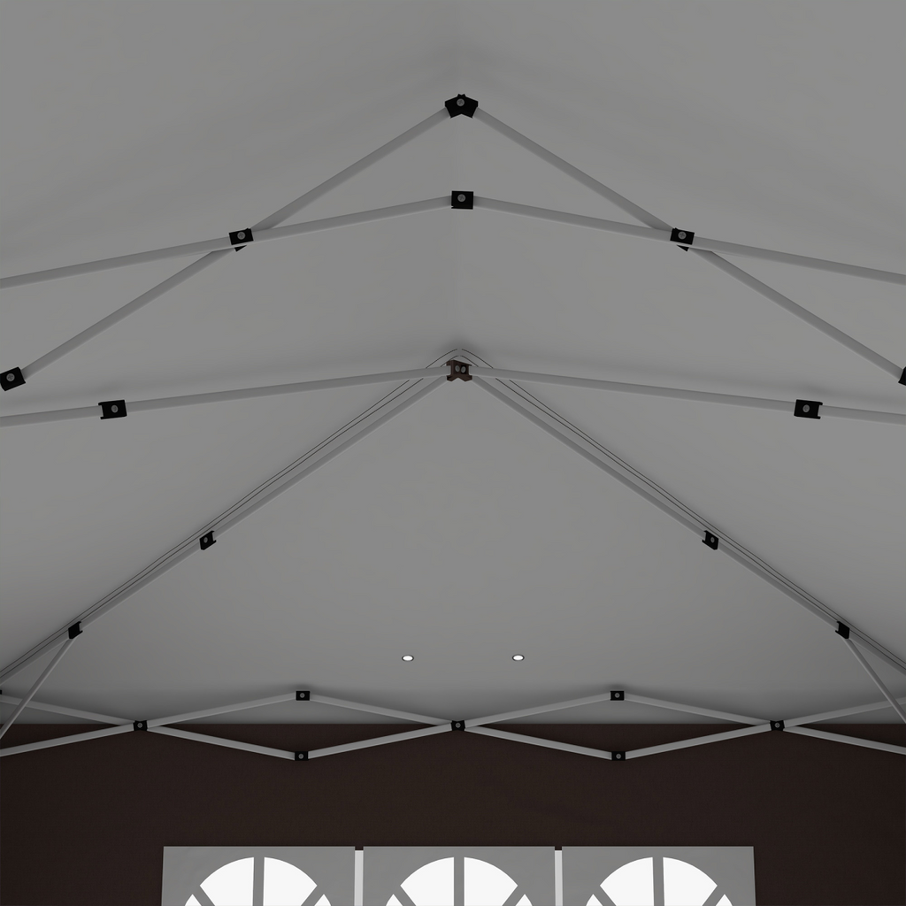 3 x 6m Pop Up Gazebo Height Adjustable Party Tent w/ Storage Bag Black
