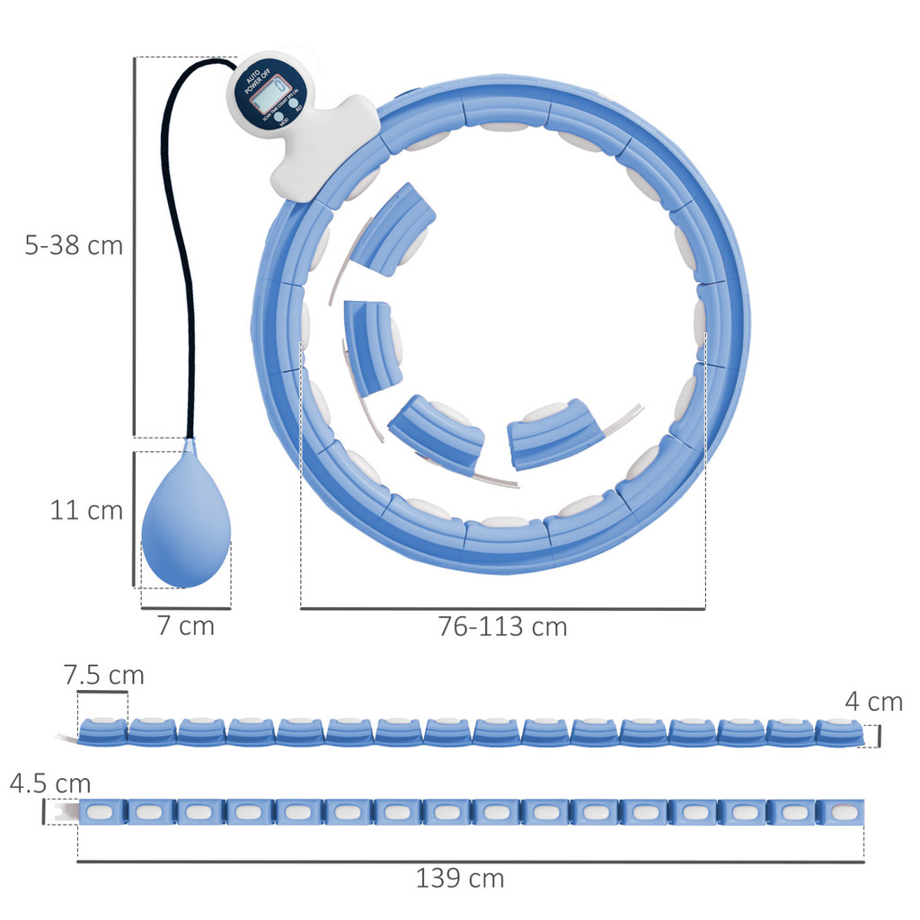 Weighted hula hoop