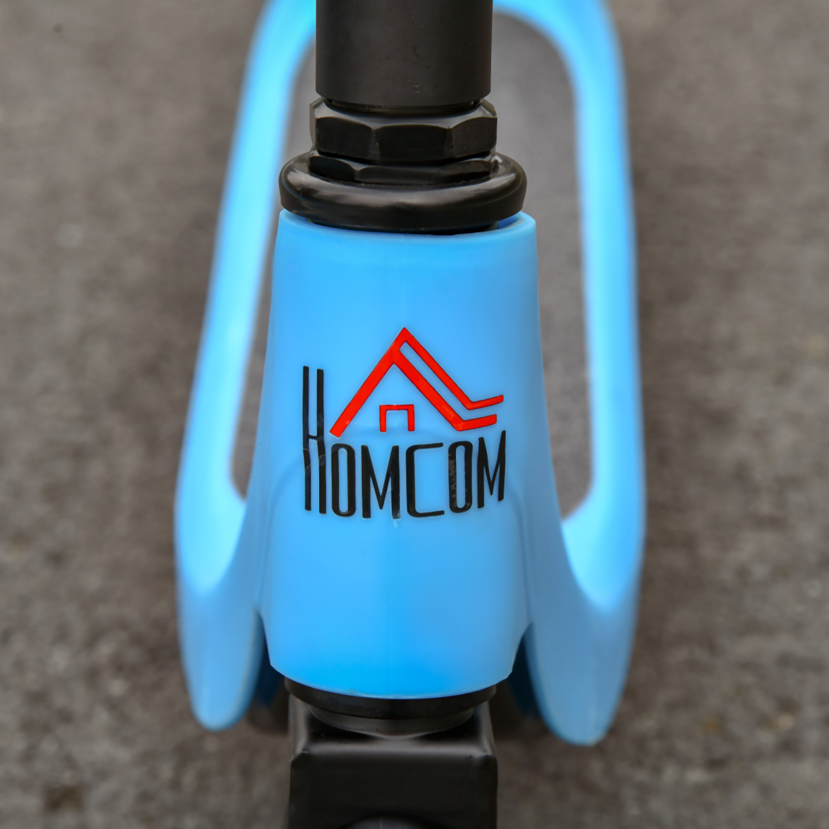 120W Electric Scooter w/ Battery Level Display, Rear Break - Blue HOMCOM