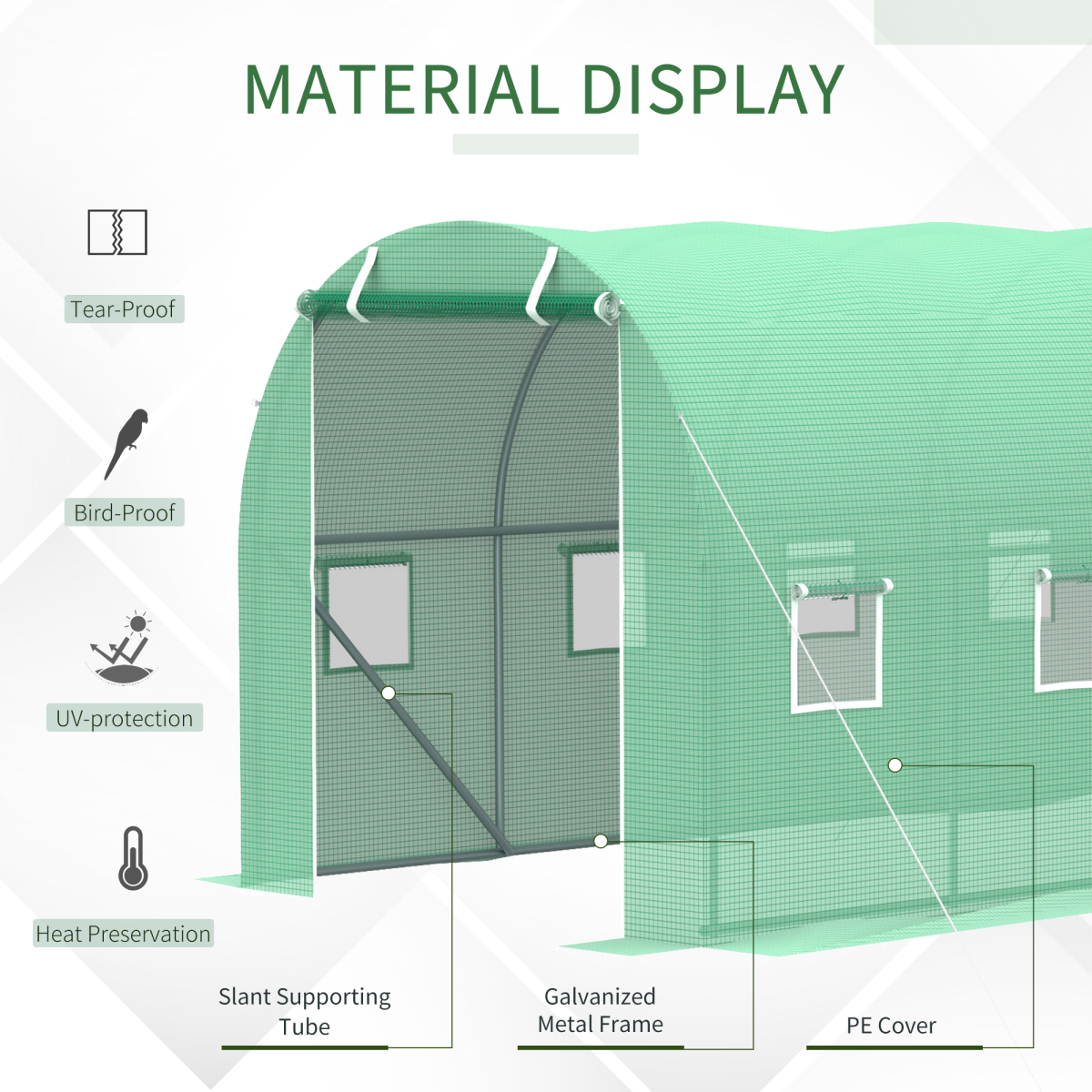 Walk-in Tunnel Greenhouse