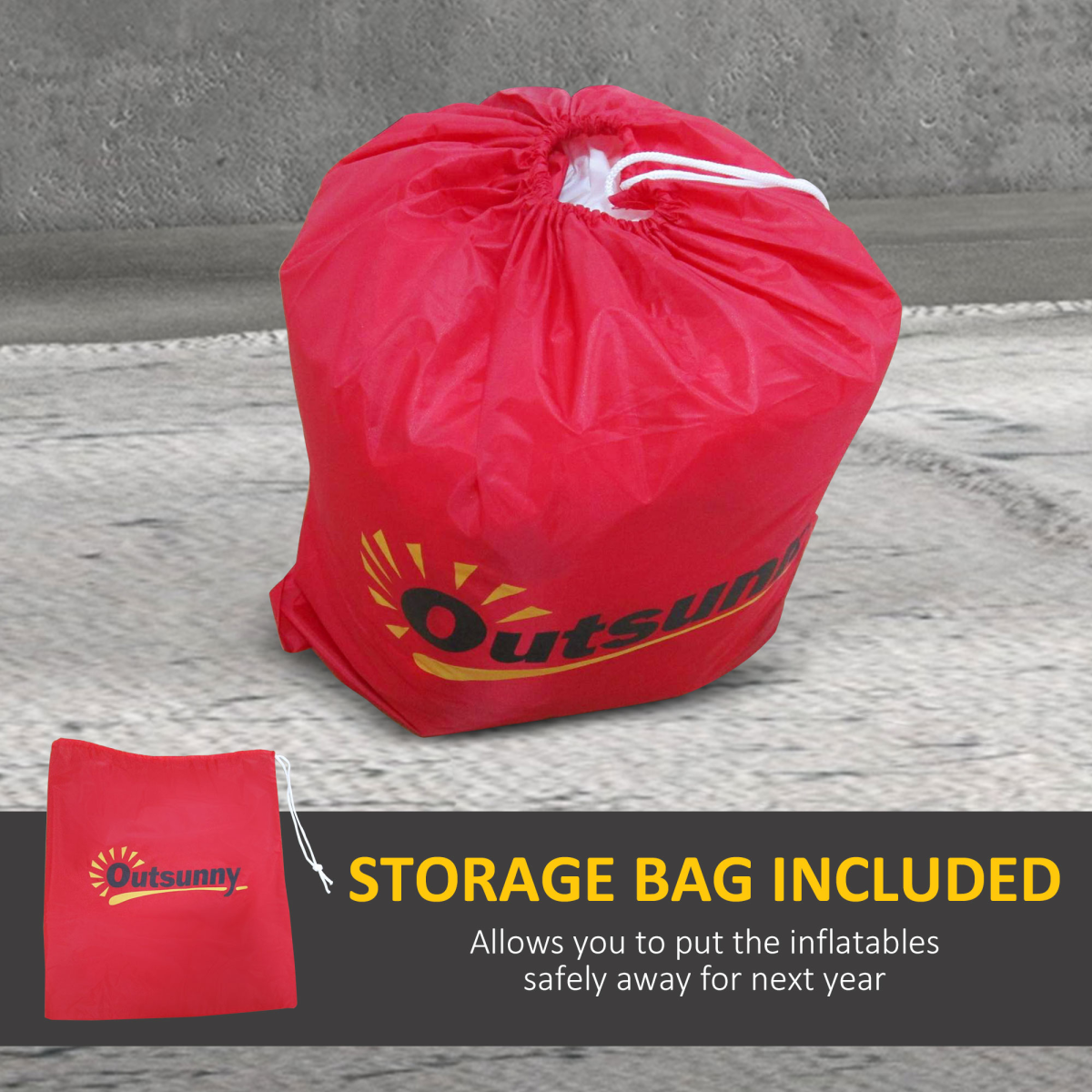 Outsunny 6.2FT Christmas Blow Up Snowman with Dog for Garden Party Outdoor