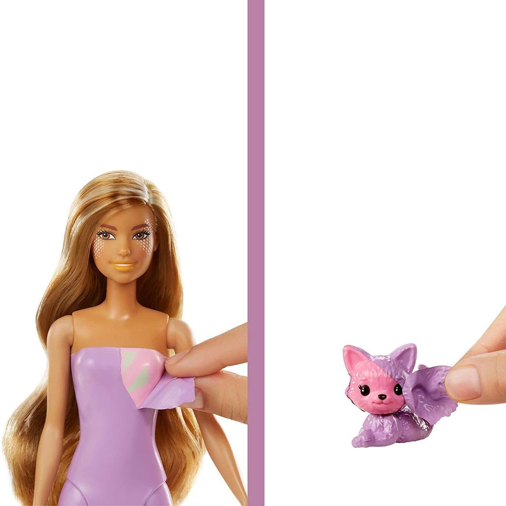 Barbie Doll Colour Reveal Peel Mermaid 25 Accessories Toy Gift For KIds GXV93