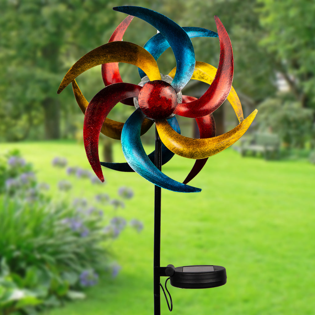 Solar Colourful Windmill