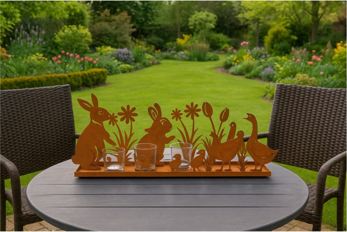 Bunny Silhouette Tea Light Holder
