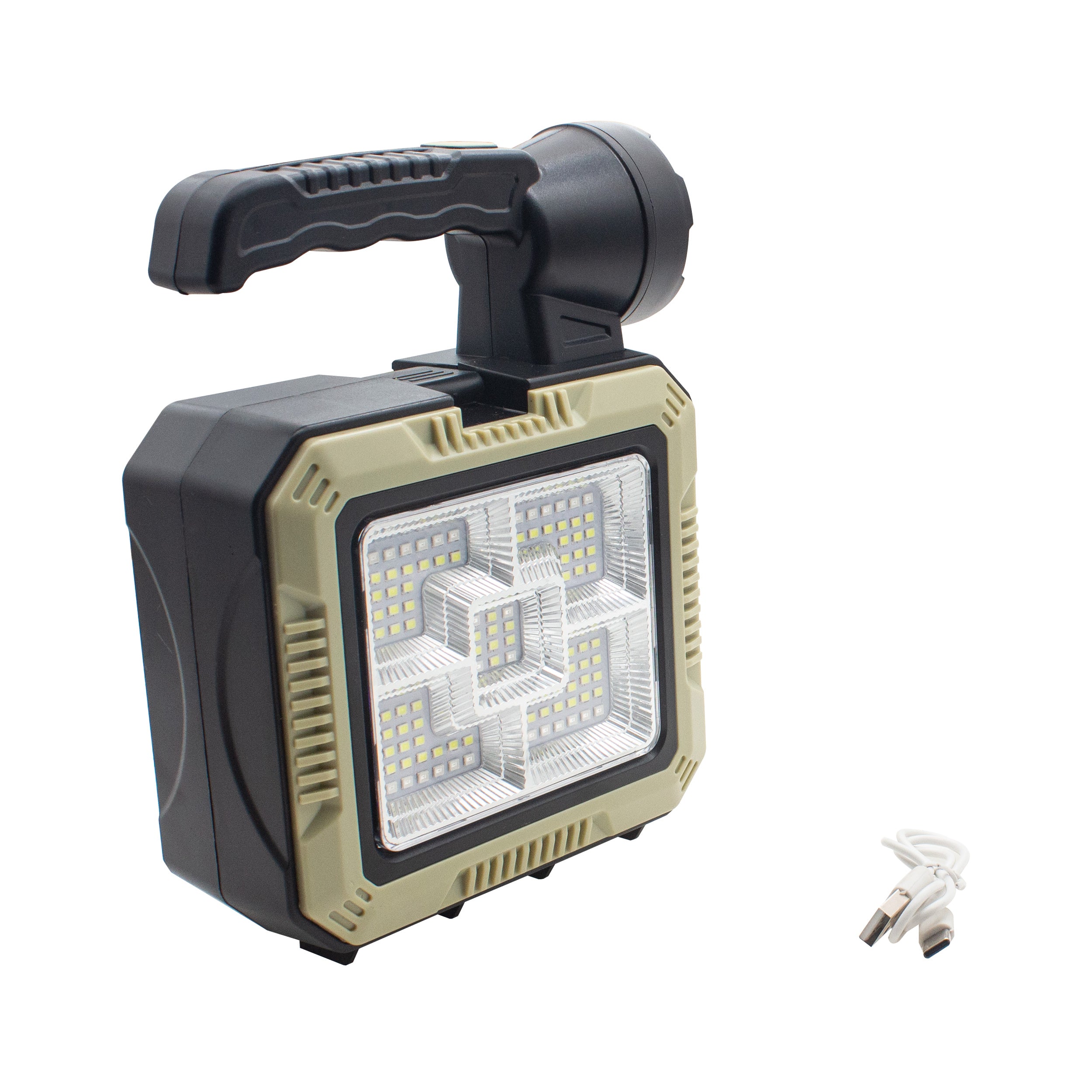 Powerful Floodlight Torch and Essential Tools