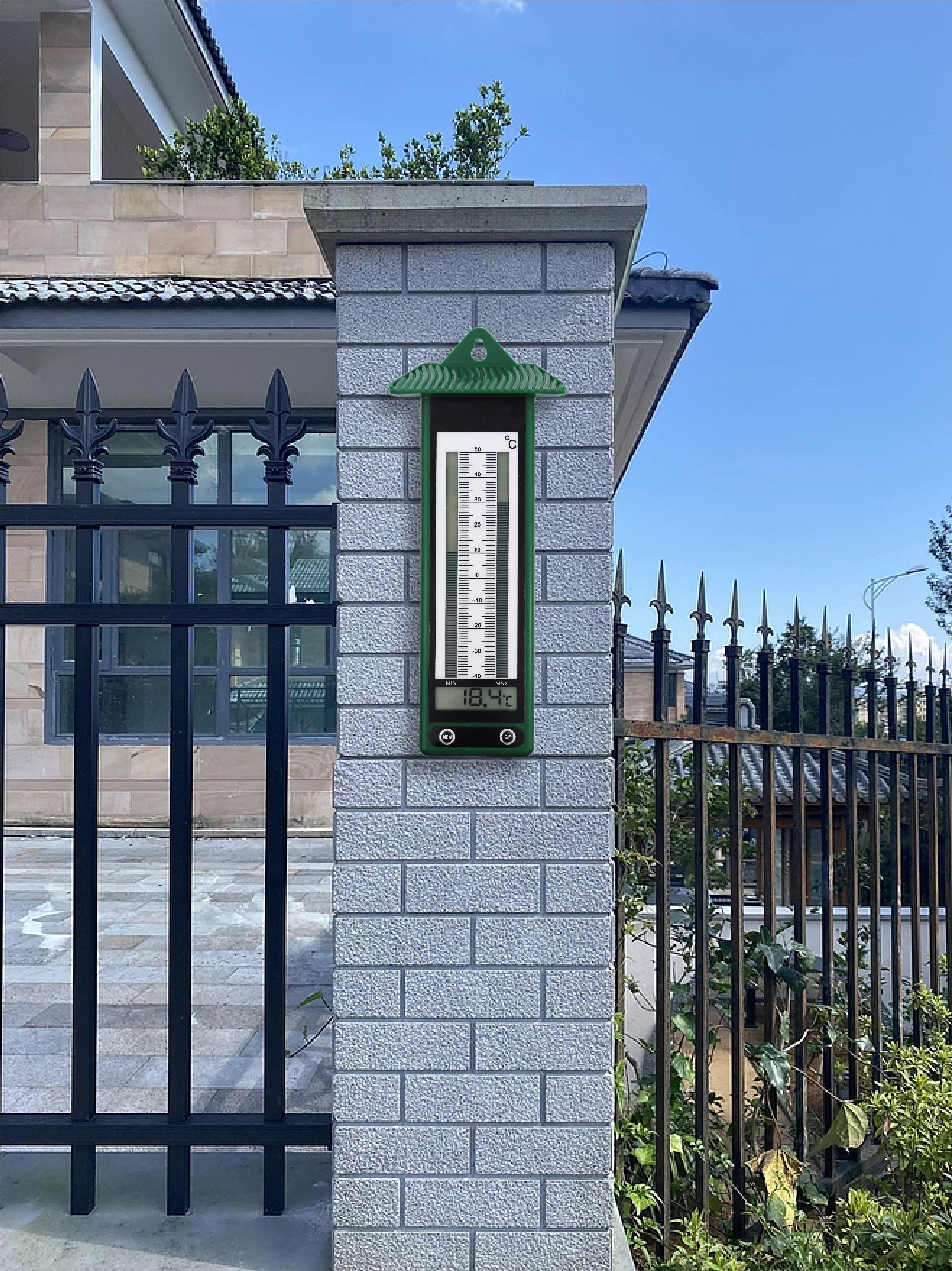 Outdoor Thermometer with Min & Max Display