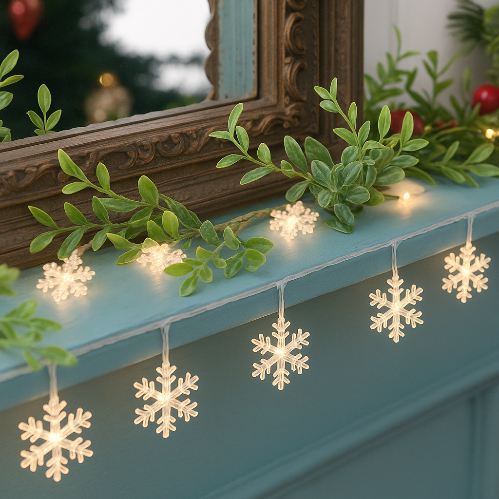Snowflakes String Lights ? Set of 20