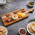 Wooden Cheese Board with Cheese Cutters A242594