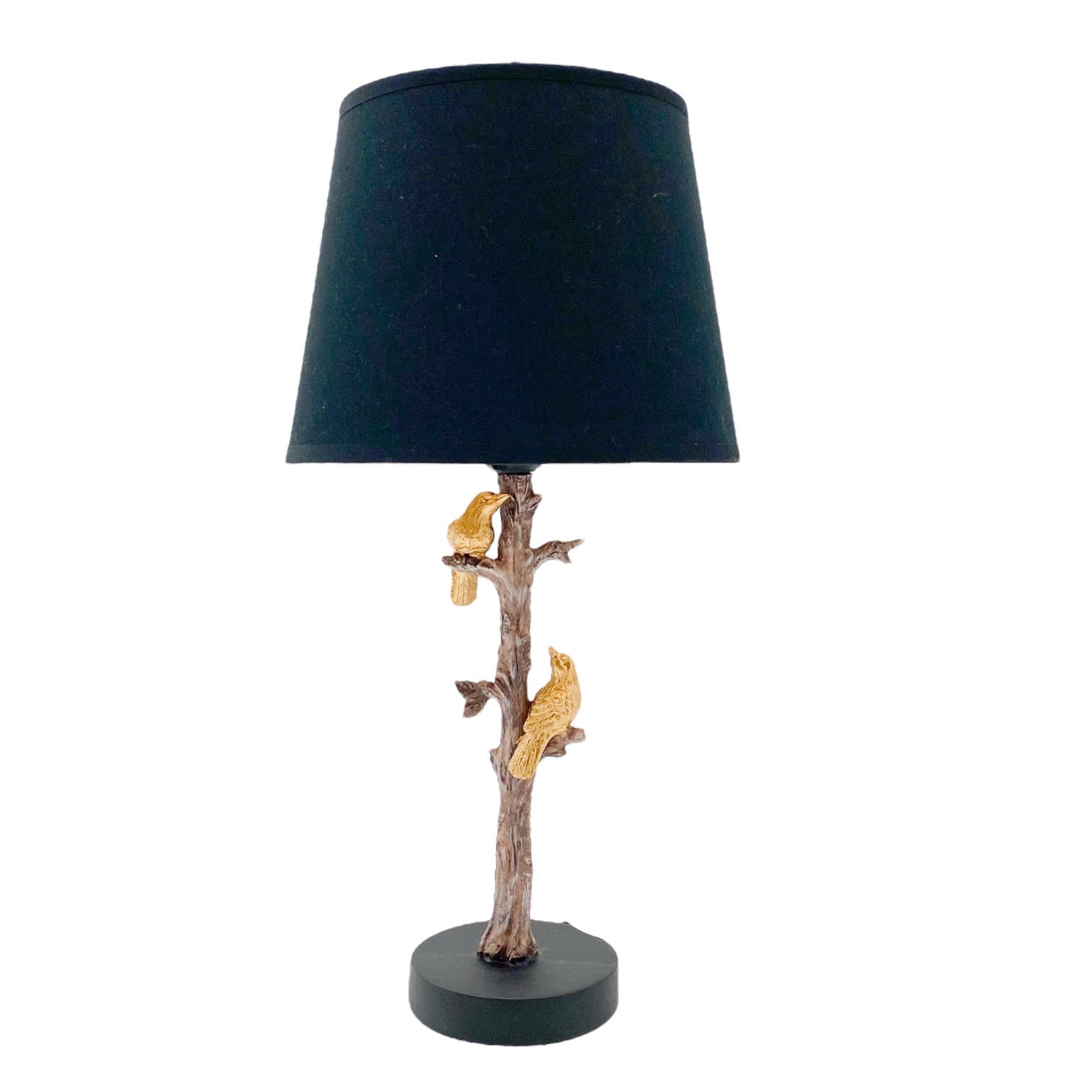 AcaciaHome Parrot Table Lamp with Drum Shade (Table Lamp 44cm)