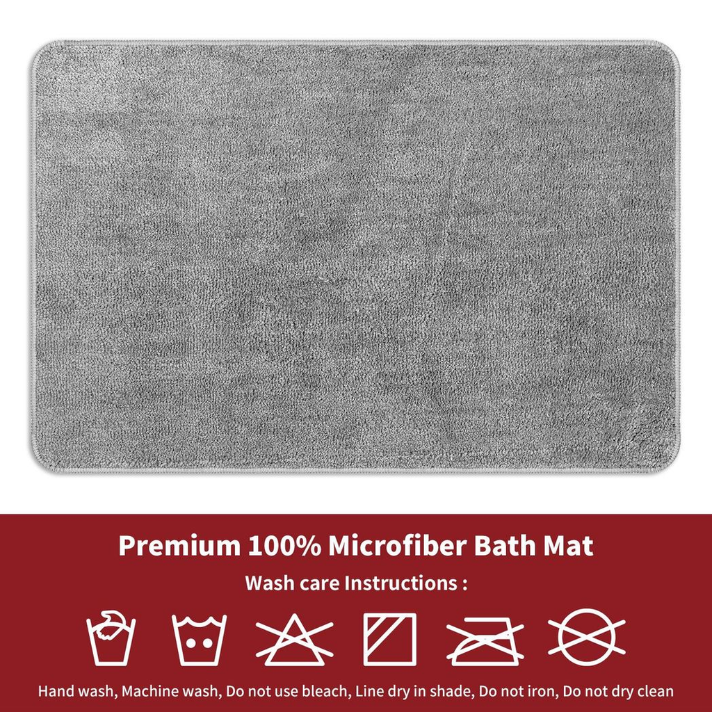 Vinsani BATH MAT 50X80cm L.GREY