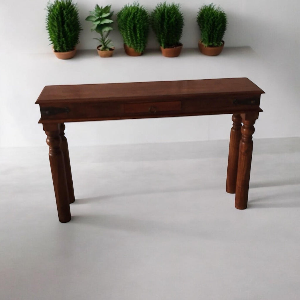 AcaciaHome Durable and Elegant 120CM Wooden Console Table
