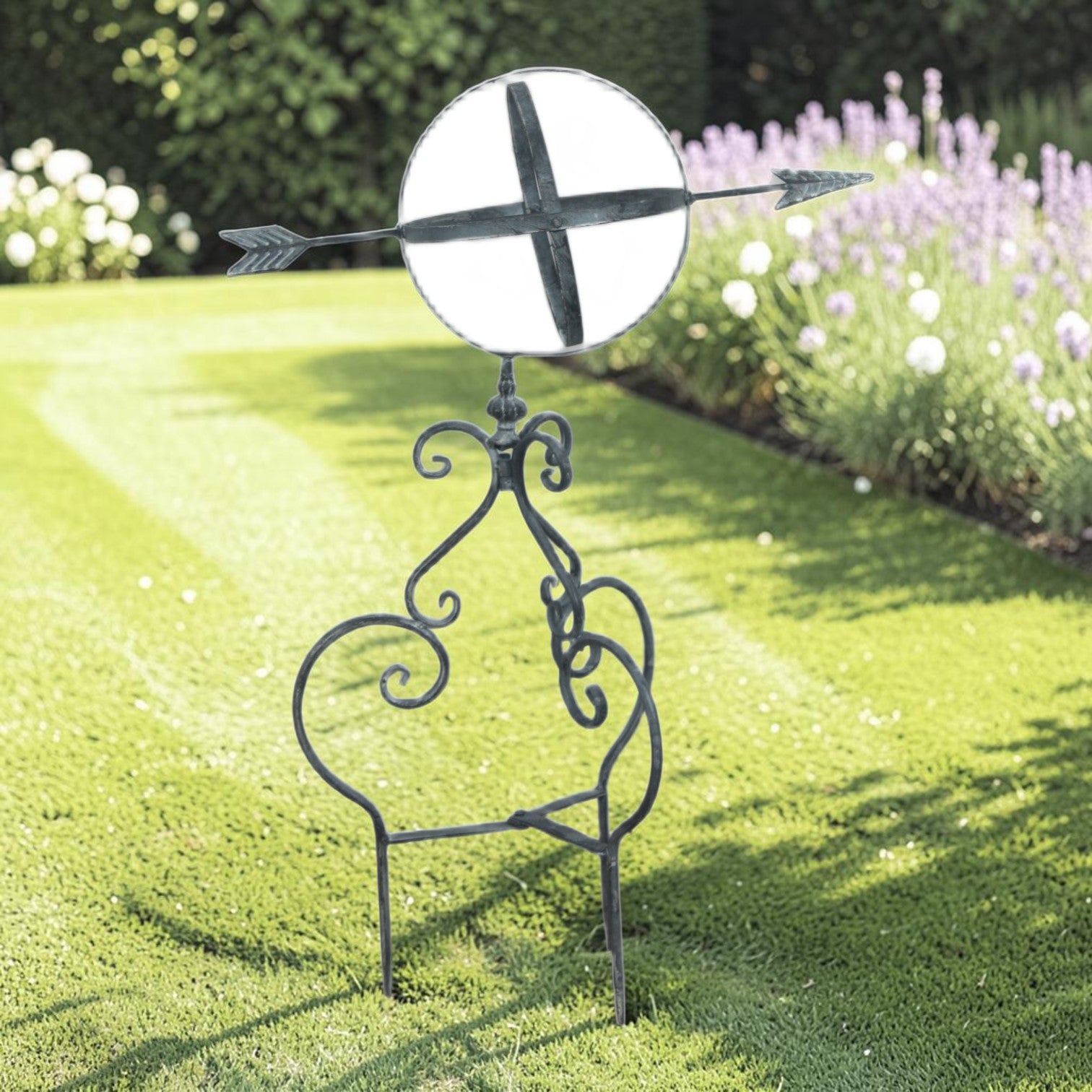 AcaciaHome Durable & Vintage Armillary Sphere Metal Garden Sculpture