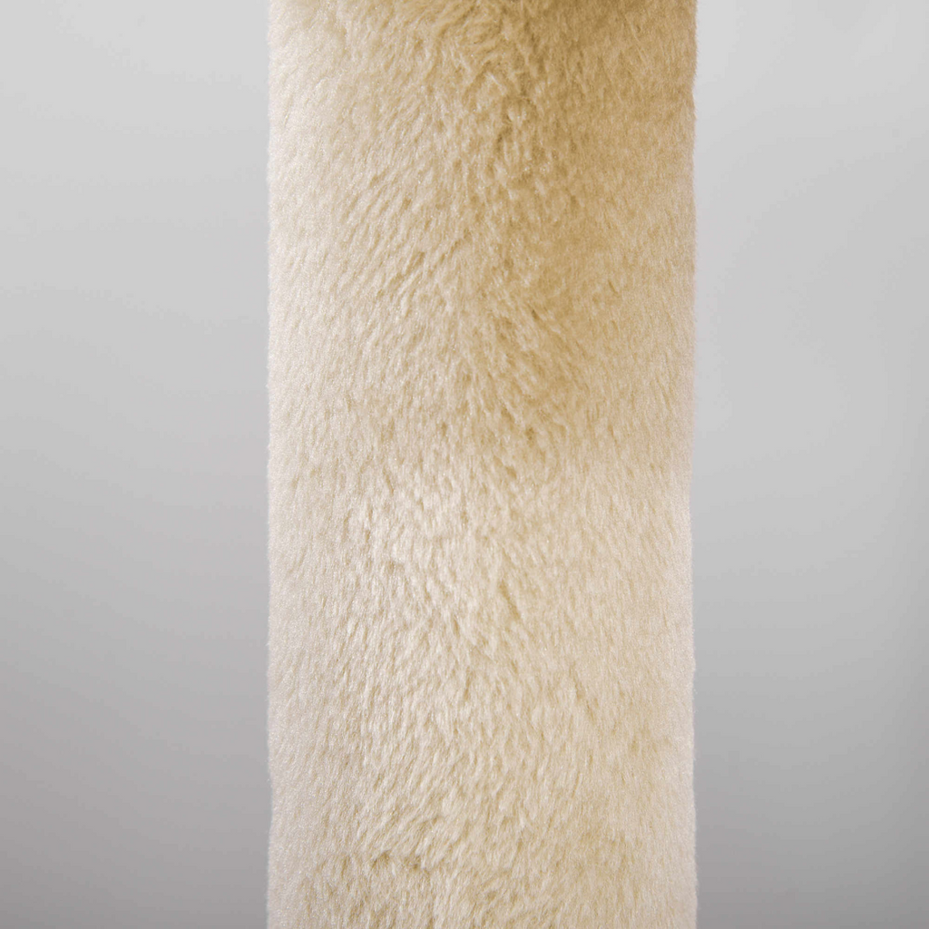 3-Tier Deluxe Cat Activity Tree Scratching Posts  Kitten Beige Pawhut