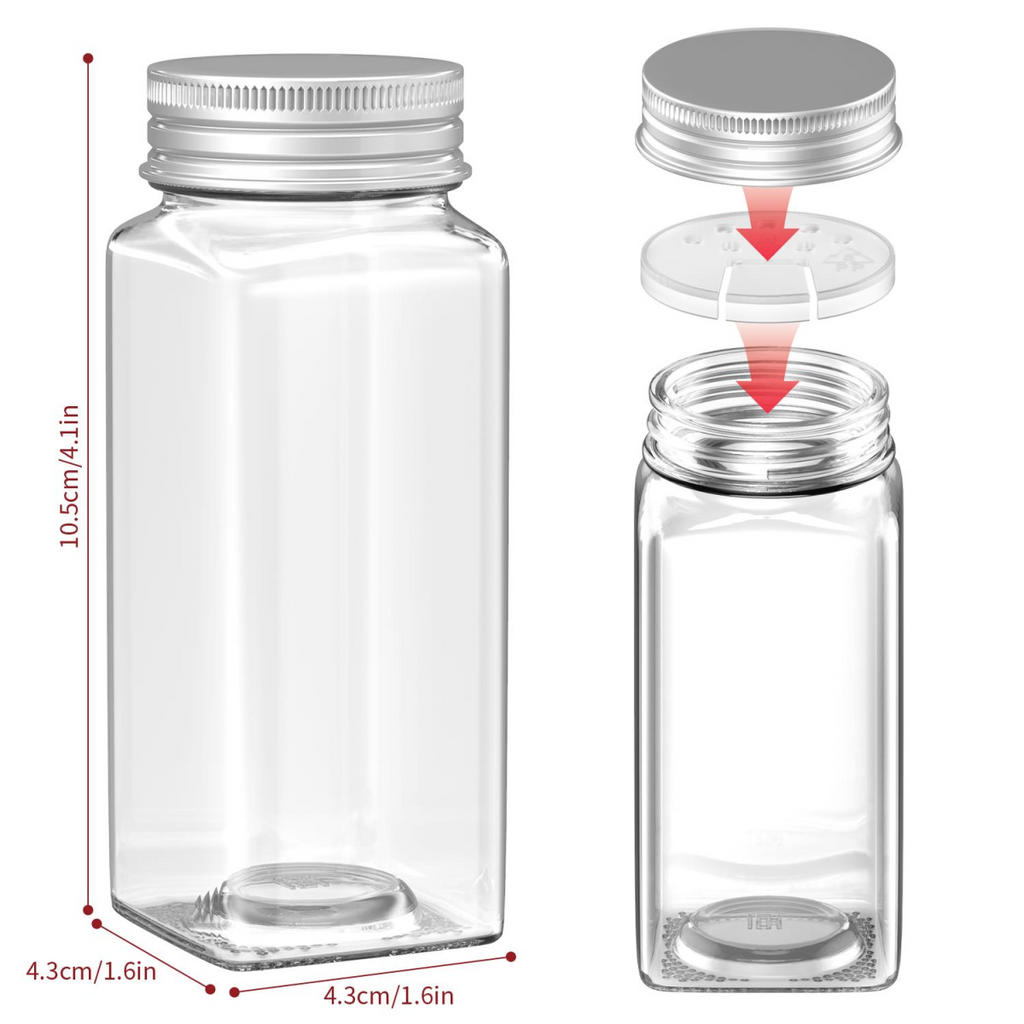 Vinsani Spice Jars With Lids