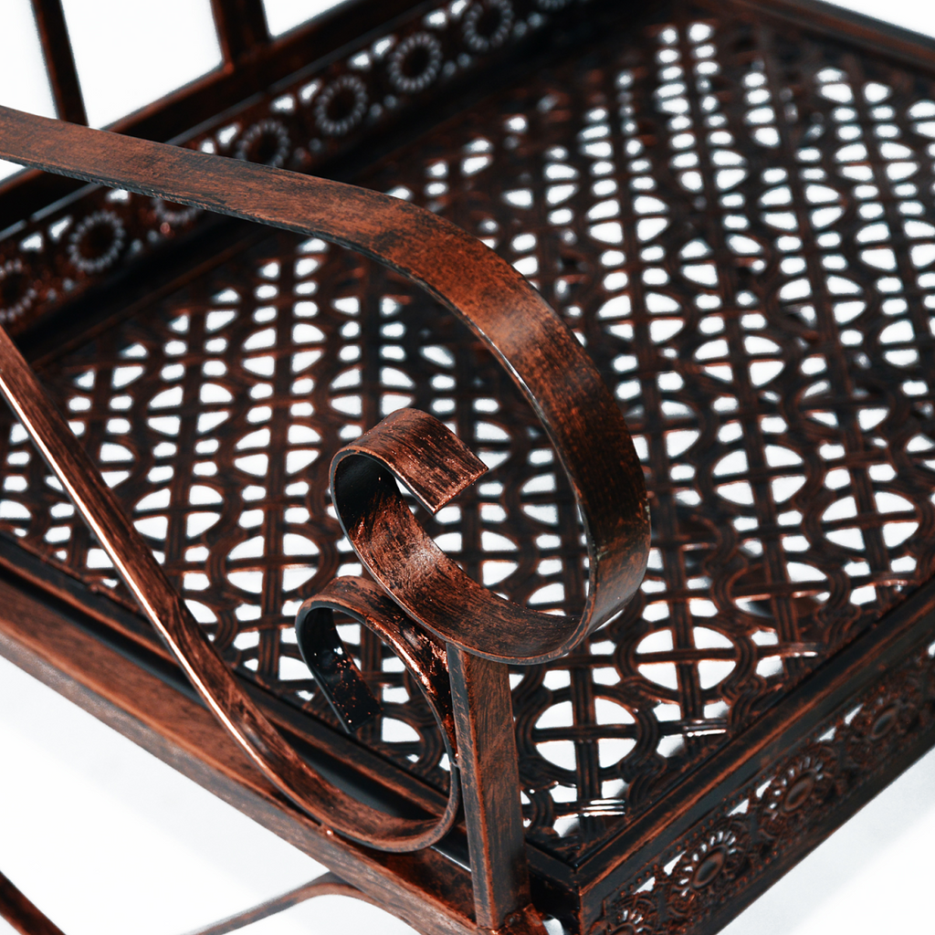 Iron Rocking Chair-Bronze