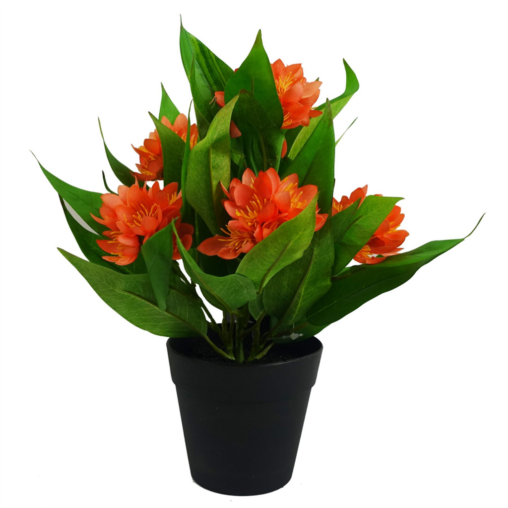 6x 18cm Artificial Freesia Plants in Assorted Colours Flowering