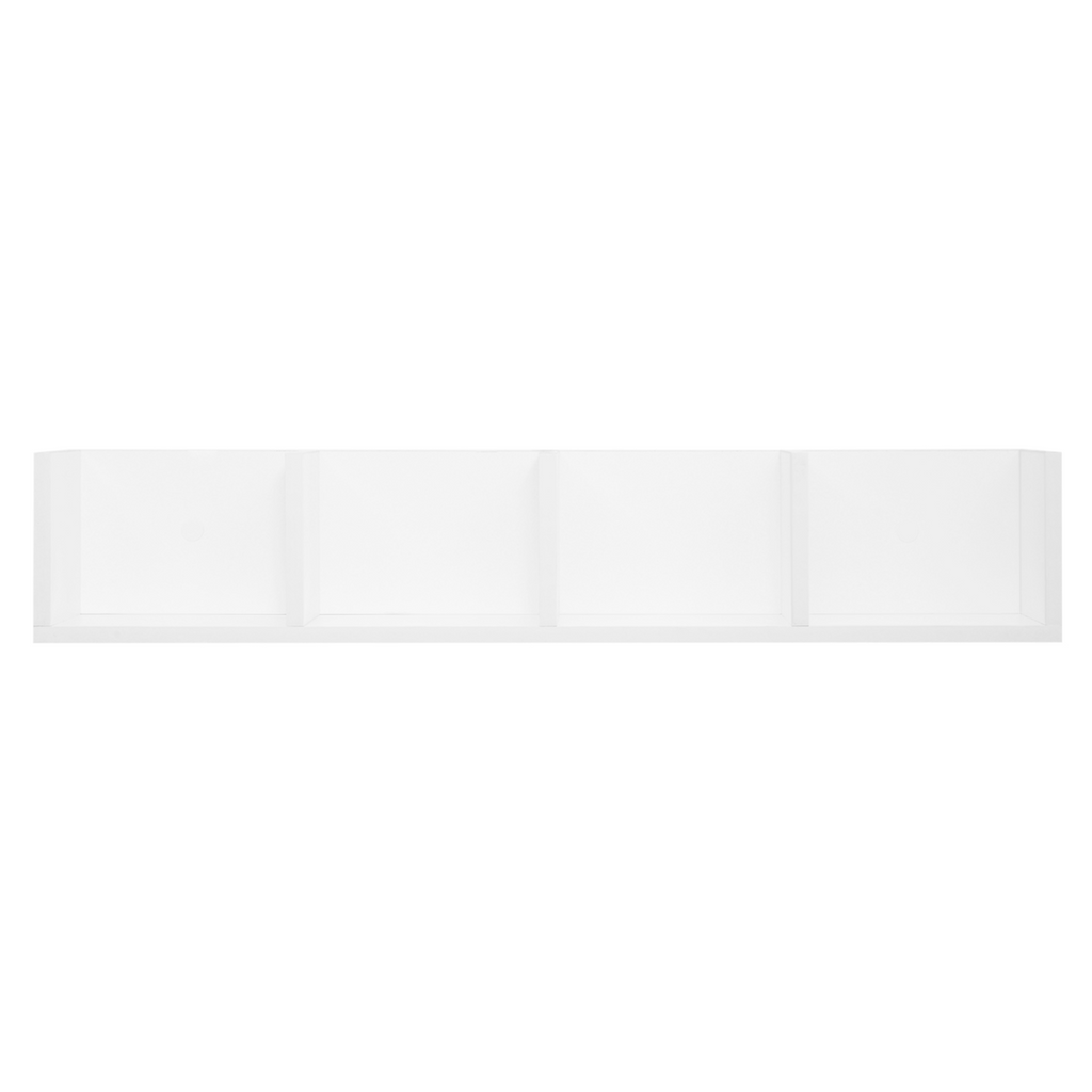 Multi-Media Wooden Shelf-White Home
