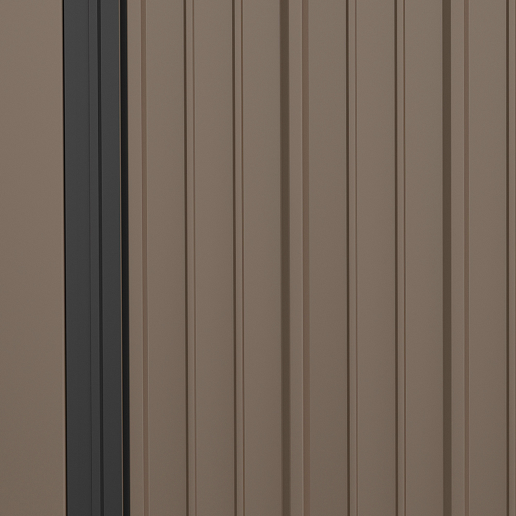Outdoor Storage Shed Steel Garden Shed w/ Lockable Door for Backyard Outsunny