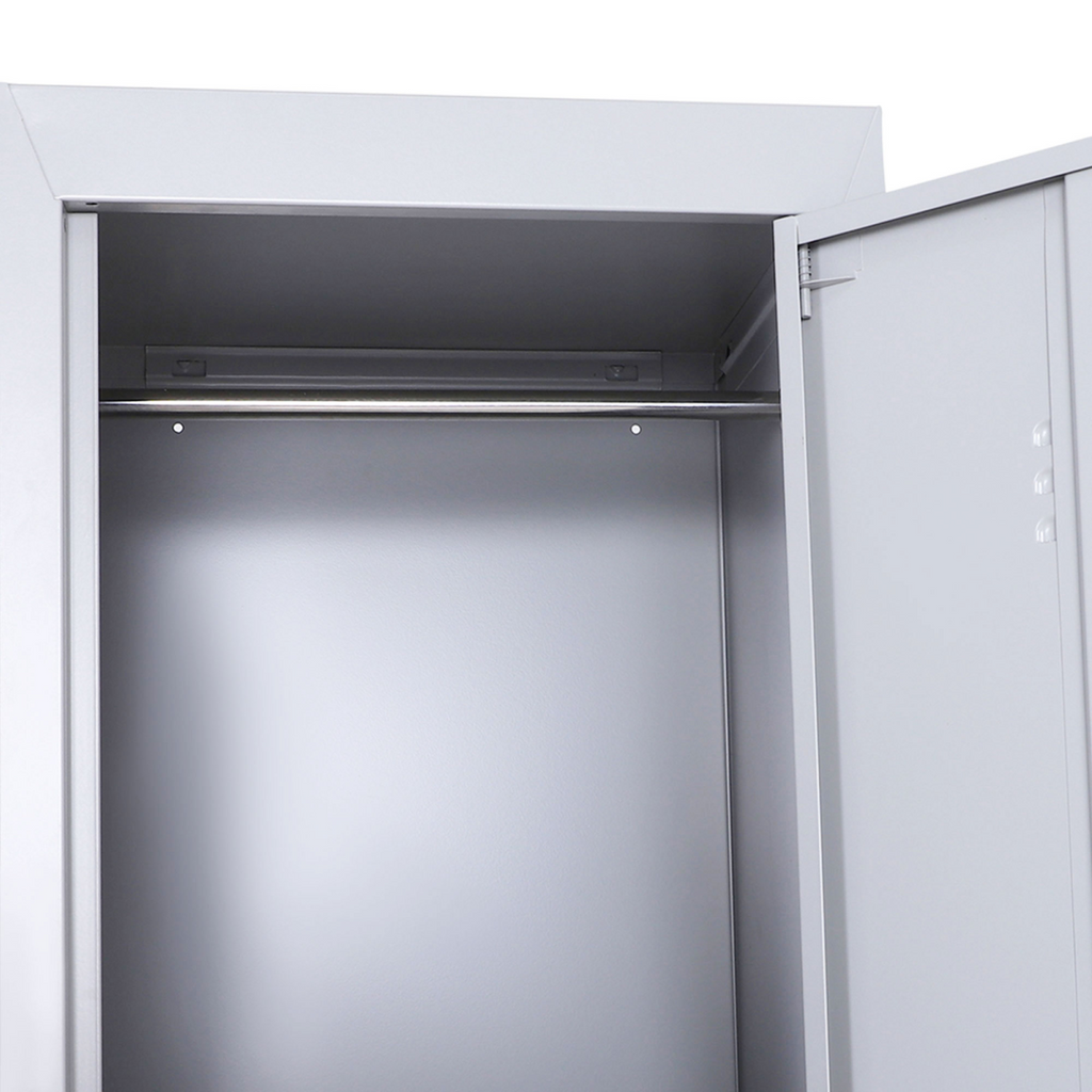 1.8m Locker Office Cabinet Storage Cold Rolled Steel  Storage Shelves Vinsetto