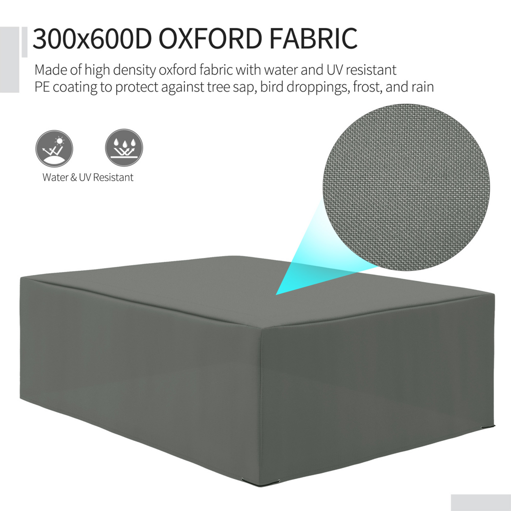 275x205cm Garden Furniture Cover Water UV Resistant Oxford Fabric