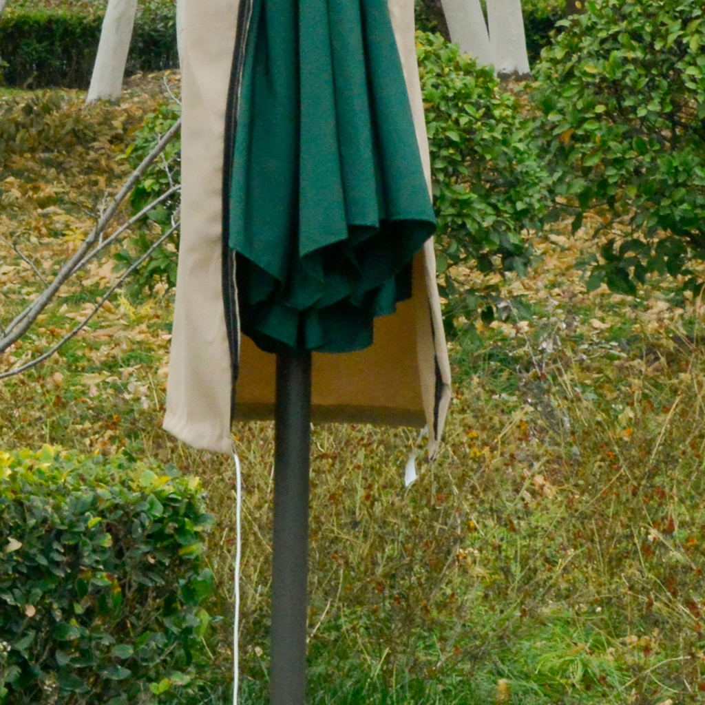 Cantilever Umbrella Cover Outdoor Parasol Protector Weatherproof with Zipper