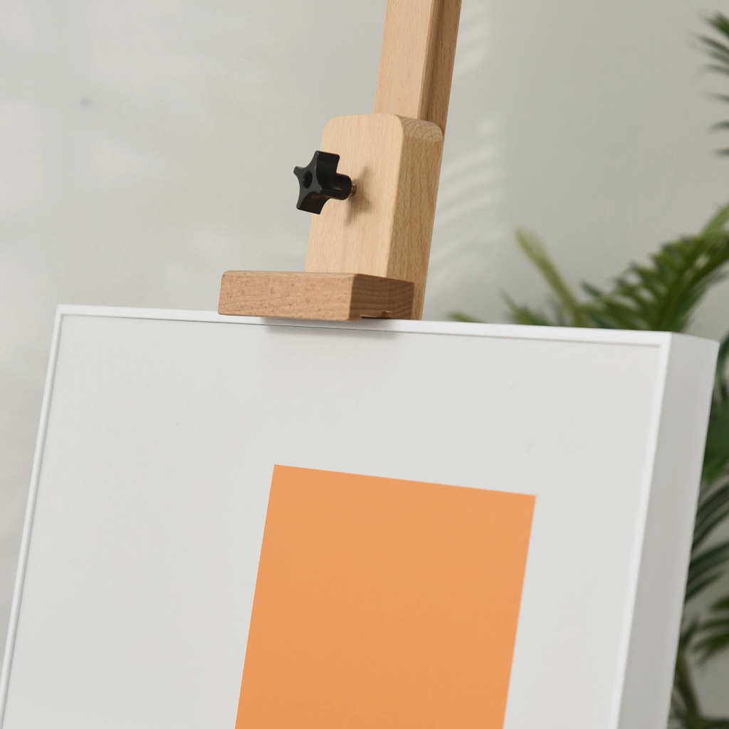 H-Frame Studio Easel Height Adjustable with Canvas Holder Pencil Case Vinsetto