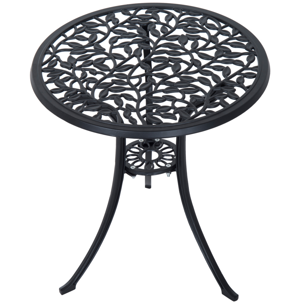Cast Aluminium 3 Pcs Bistro Set-Black