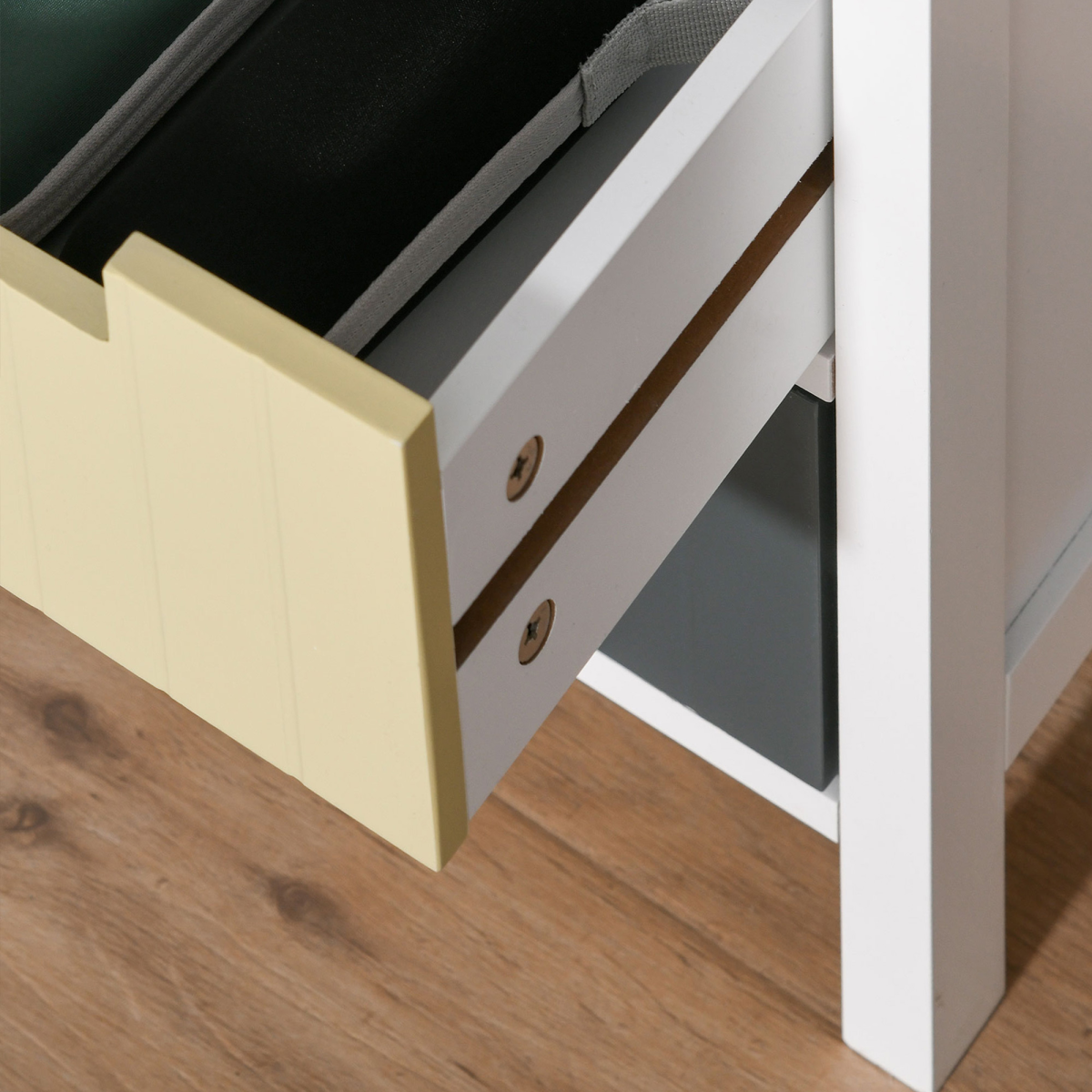 Simple Chest of 6 Drawers Storage Cabinet for Dining & Living Room