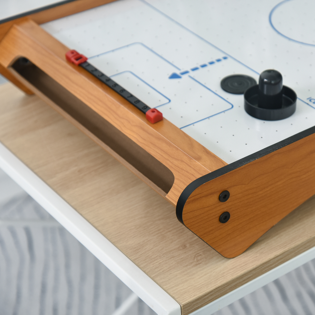Mini Air Hockey Tabletop Game w/ 2 Pucks Pushers Fan Scoreboard  HOMCOM